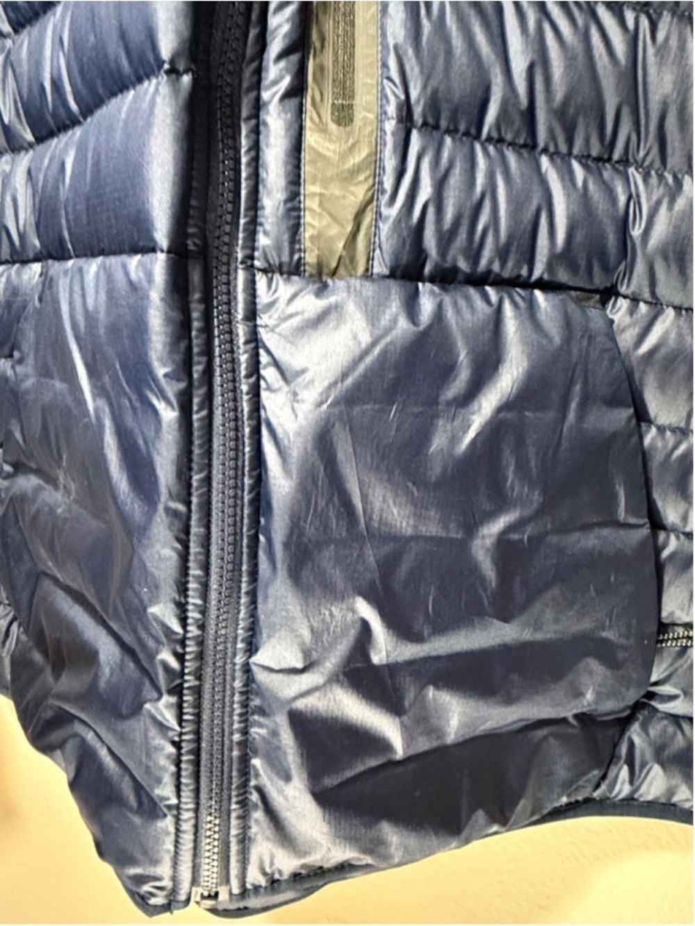 Nike Men Large Blue Polyester Puffer Jacket - Picture 5 of 8